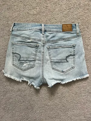 American Eagle Distressed Denim Shorts thumbnail 2