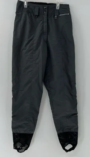 Obermeyer Stiletto II Ski Pants 10 Gray Thermolite Insulated Stirrup Vintage thumbnail 1