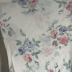 NWT y2k white bongo sheer floral top size small thumbnail 6