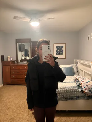 Black Puffer Vest Amazon thumbnail 2