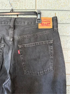 Levi's 94' Baggy Jeans Womens 31x31 Black Mid Rise Loose Straight Leg thumbnail 10