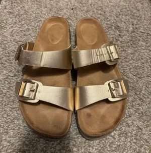 Faux sandals Gold Size 7 thumbnail 1