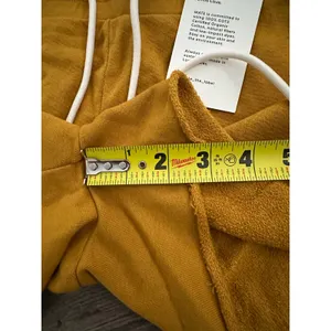 𝅺NWT Mate the Label Organic Terry Lounge Short Turmeric size XS thumbnail 8