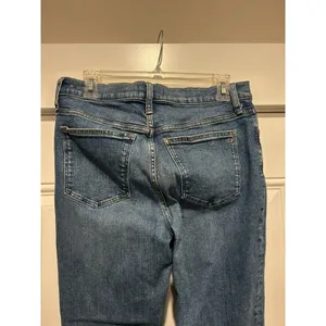Madewell Mid-Rise Kick Out Jeans Medium Wash Blue Flare Denim Size 29 Preppy thumbnail 5
