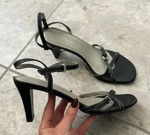 Hillard & Hanson Black Y2K heels thumbnail 1