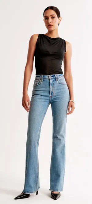 Abercrombie Vintage Flare High-Rise Jeans thumbnail 1