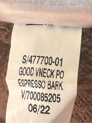 Old Navy Good V-Neck Pullover Sweater Espresso Bark Brown Size XL thumbnail 7