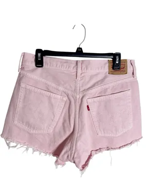 Levi’s 501 Original Fit Pink Rigid Denim High Rise Jean Cutoff Shorts size 30 thumbnail 3