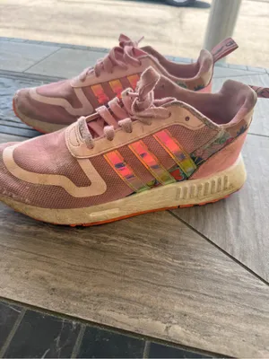 Adidas NMD R1 Pink Floral Iridescent Sneakers Women’s Size 6 thumbnail 7