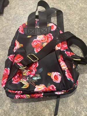 Juicy Couture Black Floral Rose Mini Backpack thumbnail 2