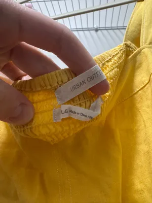Urban outfitters yellow crop top thumbnail 3