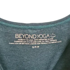 BEYOND YOGA Spacedye Uplevel Midi Jumpsuit Size Small Lunar Teal Heather thumbnail 6
