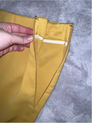 Express Flare Pants Yellow Mustard Work Office Casual 10 thumbnail 3