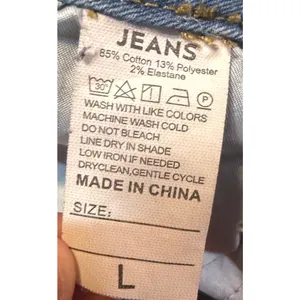 Source Unknown Jeans Women Large Light Wash Distressed Flare Jeans High Rise Bell‎ Bottoms thumbnail 4