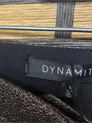 Dynamite bowe bronze dress pants size 6 thumbnail 6