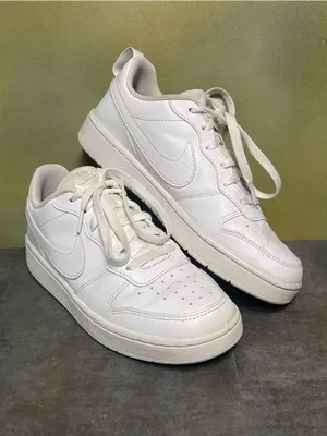 Nike Court Vision Women's Low-Top White Sneakers Size 7.5-8 thumbnail 14