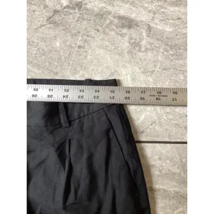 J.Crew Black Linen Blend Wide Leg Trousers Pants BY754 Womens 6 thumbnail 4