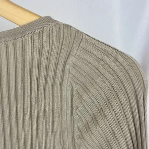 Boden Tan Ribbed Knit Long Sleeve Vintage Sweater Top S thumbnail 4