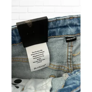 Blank NYC Shorts Women's Sz 26 The Perry Mom Shorts Blue‎ Cotton Pockets thumbnail 4