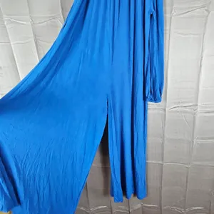 Free People Beach Womens Blue Sunday Stroll Jumper Jumpsuit XS thumbnail 3