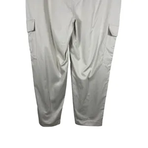 Old Navy Taylor Straight Trouser XL Beige Extra High Rise Baggy Cargo Pants NWT thumbnail 5