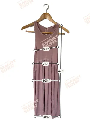 POL Crochet Lace Trim Babydoll Tunic Tank Top Mini Dress Boho thumbnail 4