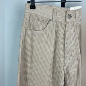 Urban Outfitters BDG‎ Tan Corduroy Baggy High Rise Pants thumbnail 2