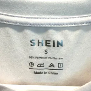 Shein Womens S Long Sleeve T-Shirt Crew Neck White New York 1898 thumbnail 3