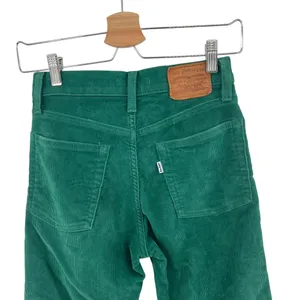 Levi's Wedgie Straight Fit Corduroy‎ Pants Green Size 24 thumbnail 10
