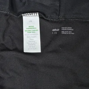 Aerie‎ Bikini Bottom High Cut Cheeky Banded Black L thumbnail 5