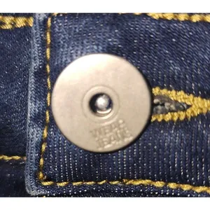 CHIC YATON Denim Skirt Dark Wash Stretch Casual‎ Classic XL thumbnail 3