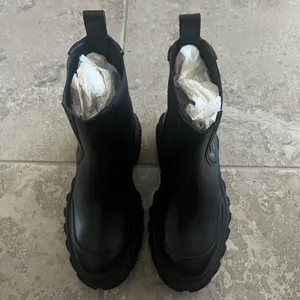 NEW Black Tractor Motor Leather Boots, Size 38 NEW in Box $1,325 thumbnail 13