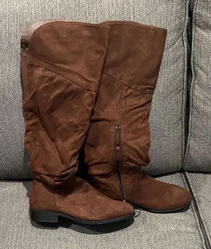 Forever 21 Chocolate Over the Knee Boots thumbnail 1