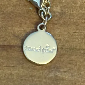Mud Pie gold tone pave sun pendant necklace thumbnail 6