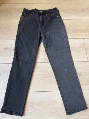 Madewell The Perfect Vintage Jean Faded Black Size 27 High Rise Ankle Length thumbnail 8
