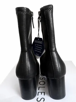 Aerosoles Women's Miley Mid-Calf Square Toe Comfy Stretch Black Boots Size 7.5 thumbnail 4