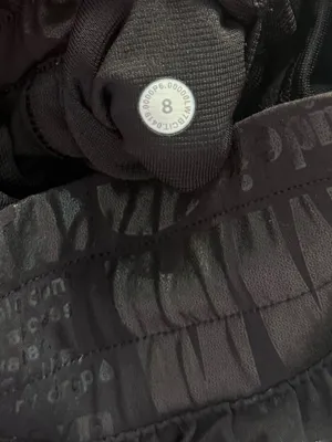 Lululemon Hotty Hot Short II *Long 4" Manifesto 20YR Manifesto Foil Black Black thumbnail 5