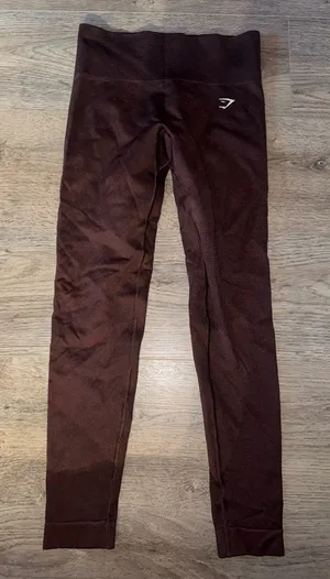Gymshark Vital Seamless 2.0 Leggings in Gs Rich Maroon MARL thumbnail 1