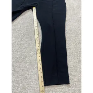 Anthropologie Dress Pants Black Knit Straight Leg Stretch Pull-On Women's XL 26" thumbnail 11