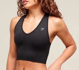 Gymshark Everyday Seamless Crop Tank thumbnail 1
