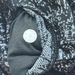 NWOT Lululemon Black & Gray Marbled Patterned Leggings size 6 thumbnail 7