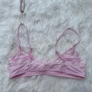 Skims Fits Everybody Lace Scoop Bralette Cherry Blossom Multi Size Large thumbnail 5