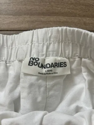 No Boundaries White Bubble Skirt with Ruffle Trim & side bows thumbnail 2
