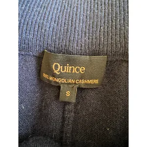 Quince Mongolian Cashmere Straight‎ Leg Pants In True Navy Size Small thumbnail 4