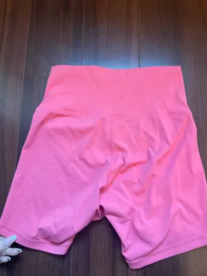 Pink biker shorts thumbnail 2