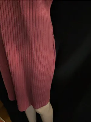 Forever 21+ Ribbed Short-Sleeve Midi Dress in Rose Pink 1X thumbnail 4