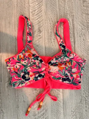 MAAJI 4 WAY REVERSIBLE Floral/Pink Bikini Top thumbnail 2