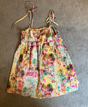 Mini dress Yellow thumbnail 1