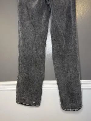 PacSun 90s Boyfriend Jeans Womens 27 Charcoal Gray High Rise Distressed Denim thumbnail 6
