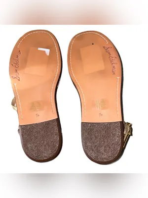 Sam Edelman Tianna Gladiator Sandal Gold Size 7.5 New Without Box thumbnail 10
